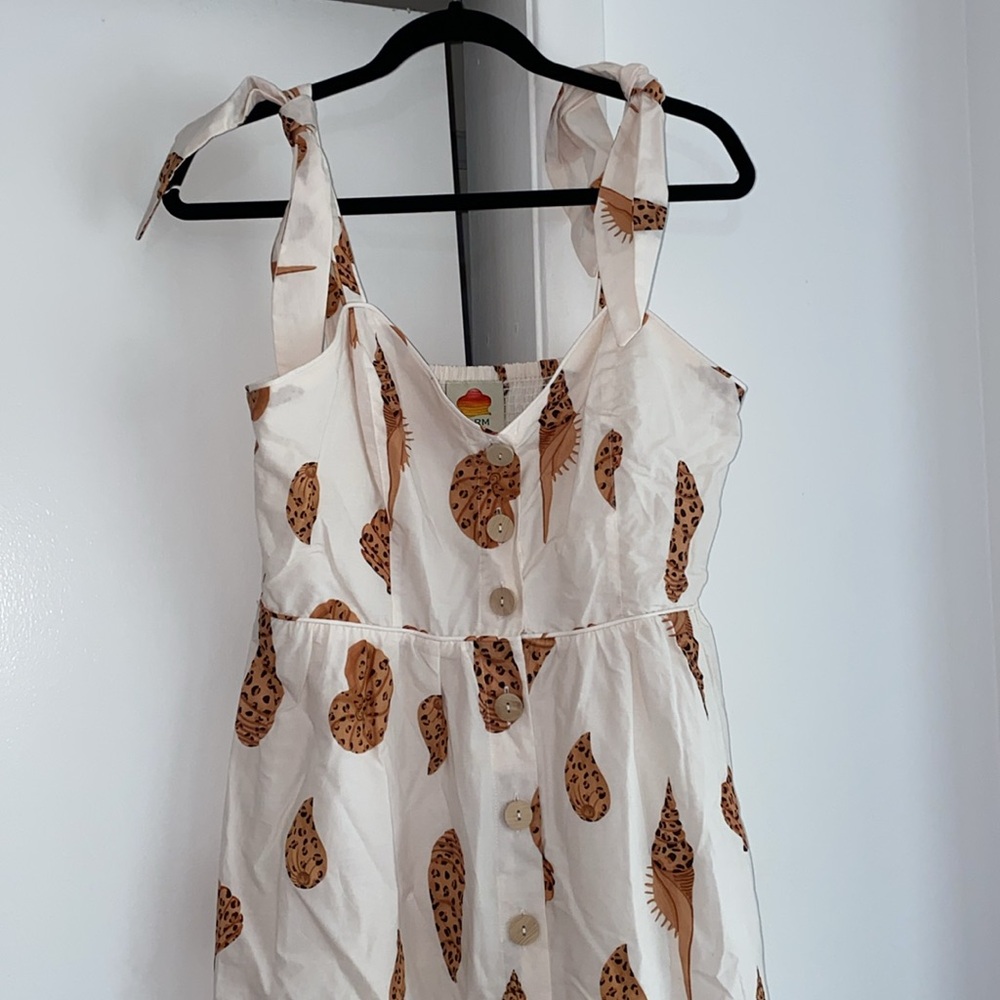 Farm Rio Leopard Shell Midi Dress - Picture 6 of 10